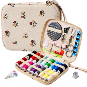 86pcs Sewing Kit - Sewing Tools Basic Needle and Thread Kit for Adults, Beginner, Home, Travel, Emergency - Including Scissors, Measuring Tape, Needle Threader and More