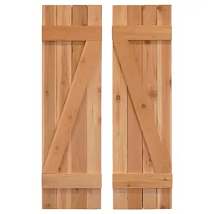 Z Exterior Wood Shutters