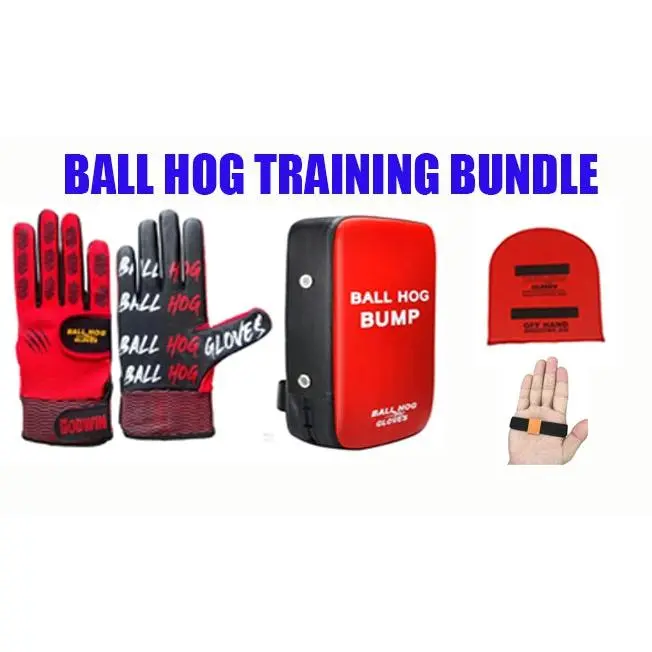 Ball Hog Training Bundle | Gloves, Bump Pad & Shooting Aid Set
