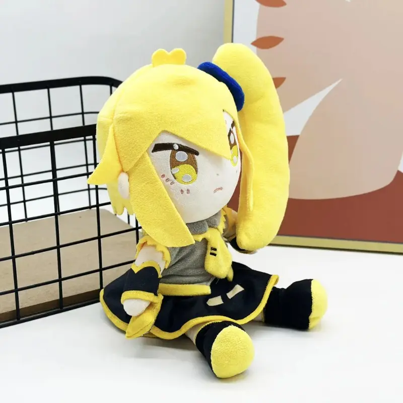 Kawaii Vocaloid Neru Akita Chibi Stuffed Toy - Cute-Shaped Fluffy Soft Plush Doll, Ideal Gift for Anime Fans, Chibi Stuffed Toys, Cute-Shaped Stuffed Toys