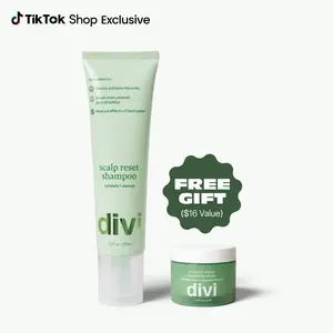 Scalp Reset Shampoo for Buildup & Oily Scalp with FREE Mini Hair Mask | Divi