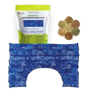 Aromatic Microwave Shoulder Heating Pad for Neck and Shoulder Relief - Nature Creation® Soothing Herbal  Scented Pack
