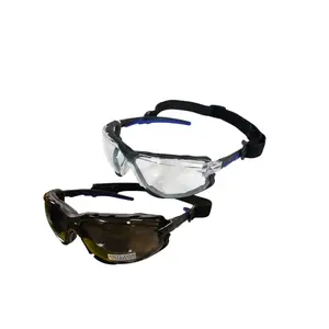 3 pk High Impact Anti-Fogg Safety Glasses with Strap