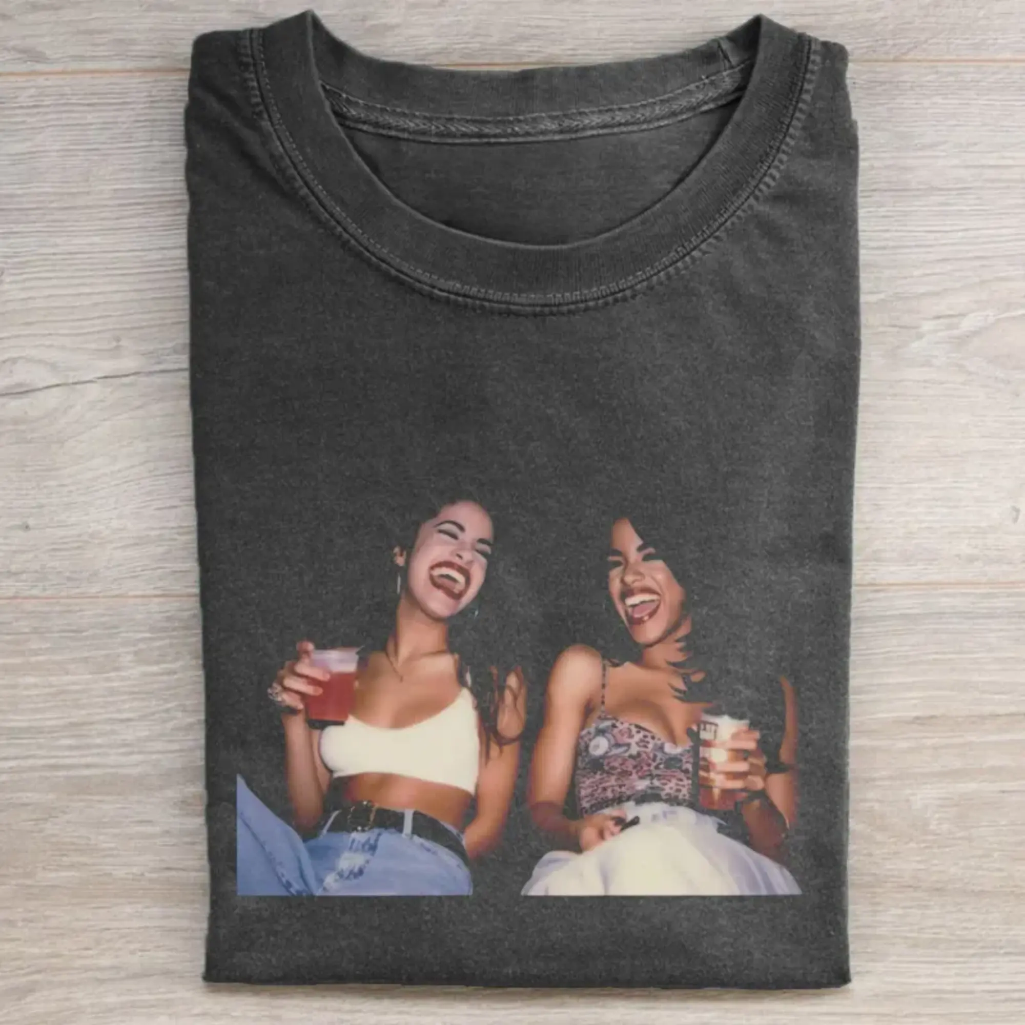 Vintage Selena and Aaliyah Tshirt, Aaliyah Shirt, Selena Shirt, Rnb Singer Shirt, Hiphop Shirt, Hiphop Graphic Tee, Graphic Tee, RnB Singer Rapper Shirt, Aaliyah One in a Million Bootleg Shirt, gift for fan, gift for him, gift for her Menswear Top, Shorts