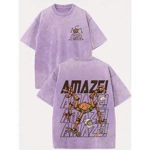 100% cotton extra-large pattern T-shirt. Stunning sci-fi movie "2026" - "The Haley Marie Project" pattern design. Summer casual fashionable street retro style.