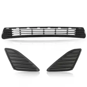 Fit For 2012-2014 Toyota Camry Front Bumper Lower Grille Insert+Fog Light Cover