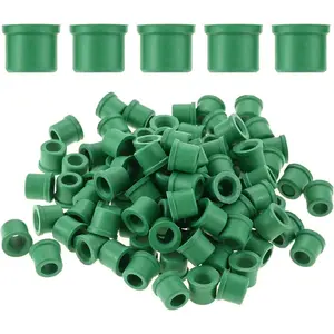1/4" Quick Coupler  Gaskets, HVAC Hose Seals Gaskets, Rubber Gasket Seals, Manifold Sealing O-Ring Repair Kit Rubber Gasket Fit for R410A/R134A 100 count Green