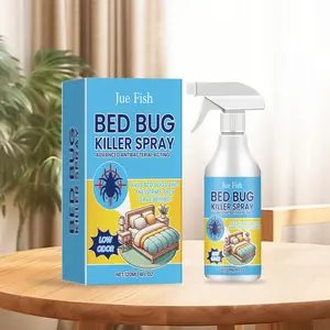 Jue-Fish Natural Oil-Based Indoor Bug Killer & Repellent - Reliable Defense for Eliminating Bed Bugs, Lice, Mites, Essential for Bedrooms, Dormitory Rooms