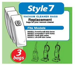 Bissell 32120 Bissell 7 Vacum Bag- 3 Pack