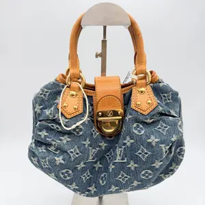 Pre-owned Louis Vuitton denim Shoulder Bags HZ1tk