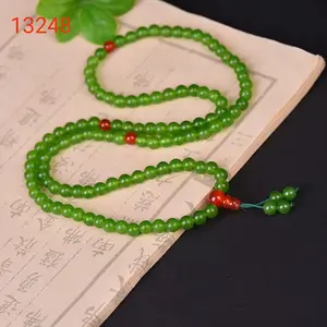 108 Jade Prayer Beads Mala | Feng Shui Lucky Amulet Bracelet Necklace