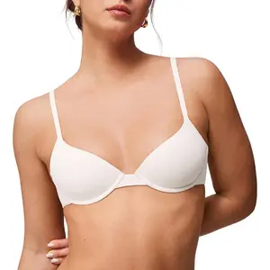 T-Shirt Bras for Women Small Breasted Demi Underwire Lightly Lined Bras 32AA-38A