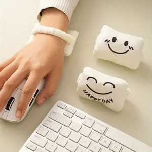 2Pcs Creative Wrist Rest Pad Soft Hand Support for Keyboard Mouse Typing Anti-wear Office Elbow Cushion
