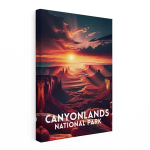 Canyonlands National Park Decor Landscape Poster Wall