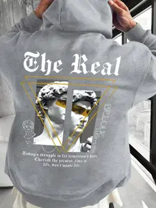 Cool Art Venus Print Hoodie, Must-Have Trendsetter, Fall Winter Fleece Pullover, Drawstring & Kangaroo Pocket, Warm Fashion Men's Hoodie Gift