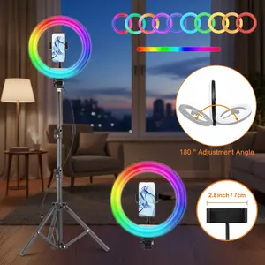 10 Inch Ring Light with Tripod ,Tripod for Smartphone with  Selfie  Mobile Phone Tripod Holder with  for Photography, YouTube, TikTok,  #a rodeluz #led ring light #Mother's Day Gift