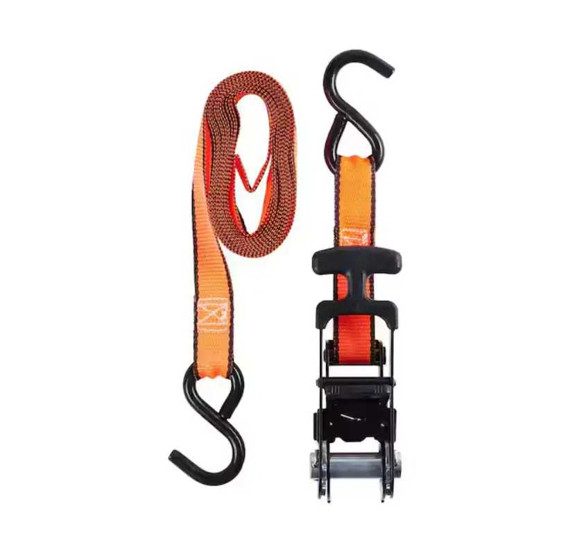 Hi-Viz Ratchet Tie Down Strap 12 ft. x 1 in. 500 lbs.