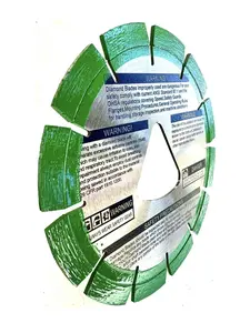 6" soff-Cut Green Concrete Early Entry Cutting Diamond Blade Compatible with Husqvarna Green Coded Item 542777006 Blade XL6-2000