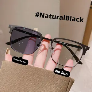 2026 Black Tech Glasses| Blue Light Blocking UV Protection| All-Day Comfort for Study & Work Anti Eyestrain Eyewear