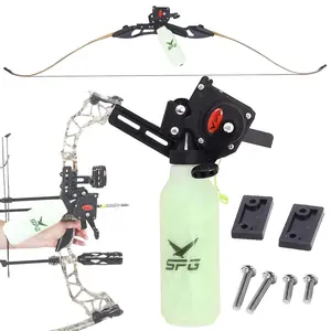 Bowfishing Reel For Recurve And Compound Bow  Bottle Style Fishing Kits With 40 Meters Smooth Dacron Line Small Big Fish