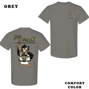 Sig Sauer Tactical Penguin Graphic T-Shirt - Comfort Colors Tee, Humor Gift, Modern Firearm Enthusiast Apparel,  Graphic Tee, Shortsleeve, Basic Tops, Trending, Fabric Cotton, Women's top, Menswear, Gift, Streetwear.