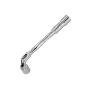 L-Shaped Double-Head Socket Wrench with Hole Design, High-Quality Hex Socket Tool for Piping and Fitting Applications, Durable and Versatile Wrench