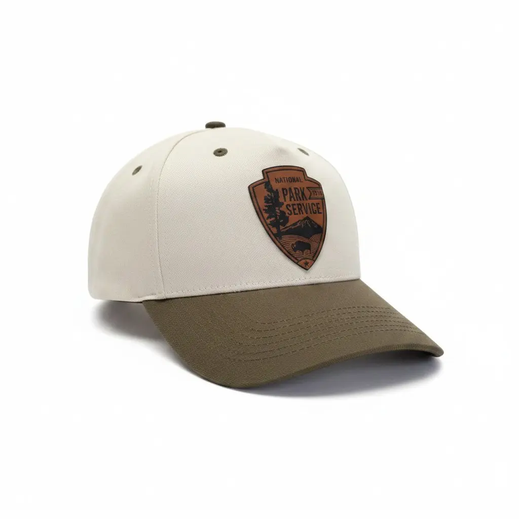 Ranger Premium Two-Tone Leather Patch Baseball Cap
