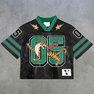 Vintage No.05 Digital Print Mesh Jersey