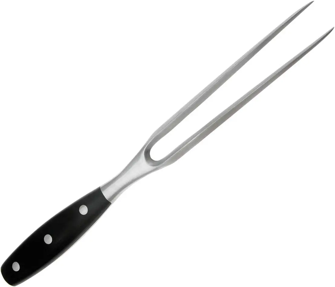 Kakamono Carving Fork, Meat Fork, 12 Inch Cooking Fork, Stainless Steel BBQ Fork, Long Metal Chef Pro Kitchen Forks for Barbecue, Serving, Cooking, Grilling...