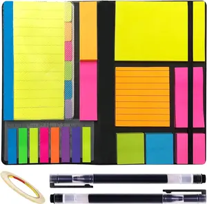 Sticky Notes Set 710 Pack, Divider Sticky Notes Tabs, Office Supplies, Planner Sticky Note Dividers Tabs, Book Notes,  to School Supplies (710pcs)