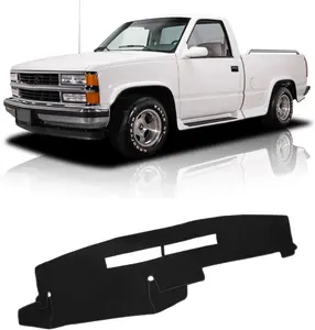 KUST Dash Cover for Chevrolet Silverado/GMC Sierra C1500 C2500 C3500 K1500 K2500 K3500 1988-1994, Dashboard Mat Cover Sunshade Nonslip Mesh Protector No Glare Accessories Black