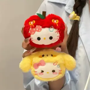 Sanrio Creative Fruit Kt Doll Keychain, Versatile Girl Heart Charm Backpack Pendant, Birthday Valentine's Day Gift