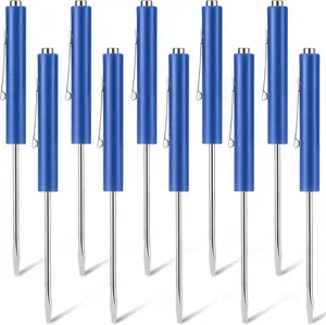 10 count Pocket  Mini Tops and Pocket Clips  Slotted Small Screw Driver with a Single   for Mechanical, Electrician(Blue)