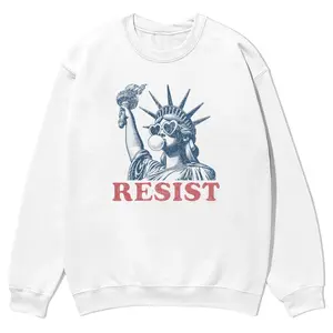 Fun Resist crewnecks for men and women, full color fall sweatshirts, fun and cozy patterned sweaters, unisex fall clothing
