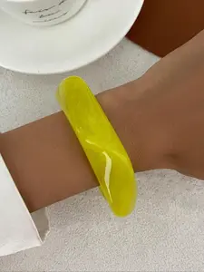 Vintage Punk Style Acrylic Resin Bracelet, Irregular Cuff Design, Minimalist Jewelry for Women, Perfect for Daily Wear & Parties, Trendy Stack Bangle, Fashionable Bracelet, Stackable bracelets, Irregular Shape Bracelets