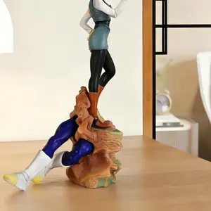DBZ Advanced Animation Battle Scene Statue 7-8 Inches High Quality PVC Figure for Home Decor Anime Fans Gifts - Ornaments, Rock