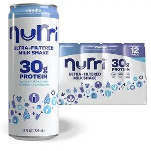 Nurri 30g Vanilla Ultra-Filtered Milkshake 11 fl. oz., 12 pk. Dairy Natural