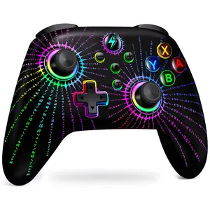 BEBONCOOL Wireless Switch Controller for Nintendo Switch Controller/Lite/OLED, LED Wired PC Game Joysticks - Wireless iOS/Android Remote,  Game Accessories Gamepad Controller Halloween gift