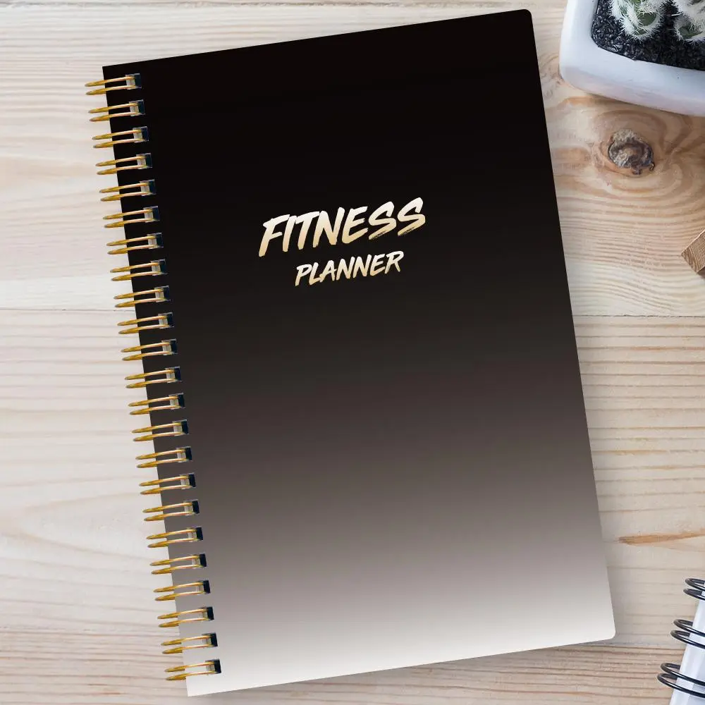Fitness Planner, Organizer, Daily Health and Health Diary, Fitness Progress Tracker, Weight Loss Calendar, Office Supplies, Personal Planning Notebook, Workout, Wellness, Lifestyle, Goal