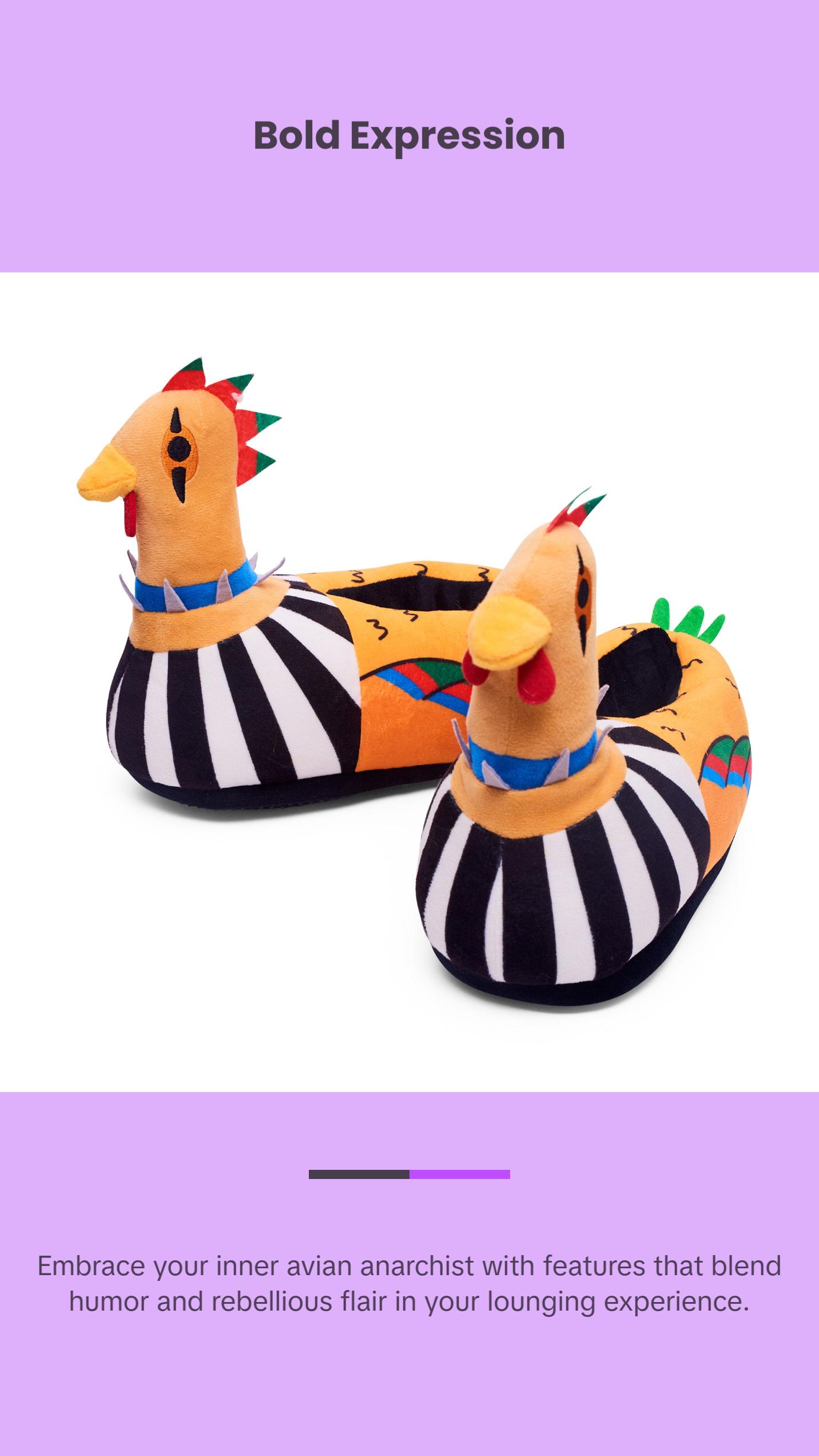 Coddies® Punk Chicken Slippers