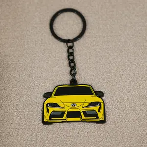 Supra Molded Keychain – Premium Metal Keychain for Toyota Supra Owners – Durable, Sleek Design – Perfect Fit for Supra Keys
