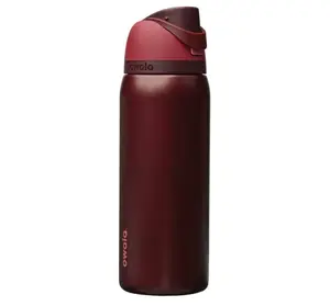 Owala FreeSip Sway 32oz Insulated Stainless Steel Water Bottle with Straw, BPA-Free, Black Cherry