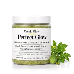 Creole Glow- Detox Asosi haitian ,Body Scrub & Detox Cleanse,Body Exfoliator Scrub For Deeply Cleanses,Exfoliates,Moisturizes&Relieves Odor,for Armpits,Elbows,Knee & Whole Body