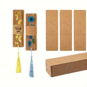 Bookmark Display Card, 30pcs/set Bookmark Packaging Card with Tassel, Small Business Packaging Supplies, Party Gifts, Office Stationery & Supplies