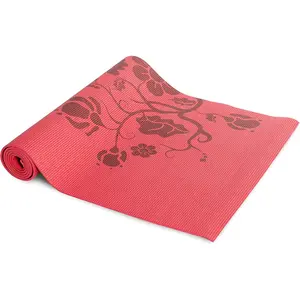 Yoga Mat with Floral Pattern