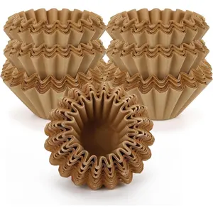Basket Coffee Filters  Unbleached Paper Filter for 1-2 Cup, Pour Over, Single Serve Coffee Makers, Pack of 200
