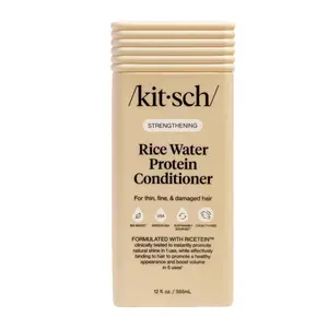 Kitsch Strengthening Rice Water Conditioner Haircare Hair Thickening Shampoo