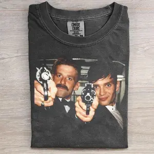 Comfort Colors® Vintage Peaky Blinders Shirt, Arthur and Tommy Shelby Graphic Tee, Retro 1920s Gangster British Drama T-shirt,  1717 Men Gift