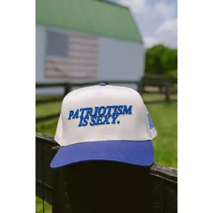 Patriotism is Sexy. - Royal Blue Vintage Hat