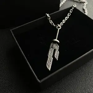 Mini Sword Pendant Necklace, Fantasy Dagger Chain Necklace, Cosplay Inspired Jewelry Accessory, Unisex Gift